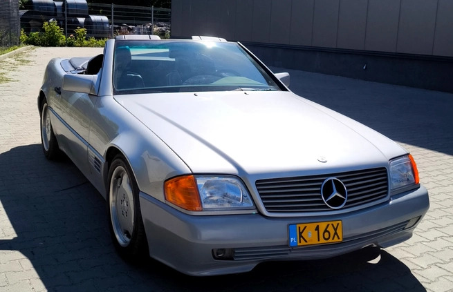 Mercedes-Benz SL cena 76500 przebieg: 135571, rok produkcji 1990 z Kraków małe 742